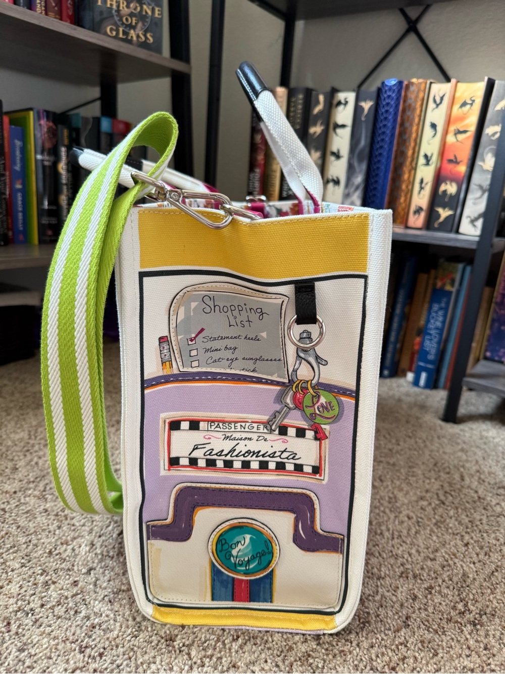 Brighton large fashionista canvas  tote - Picture 5 of 7